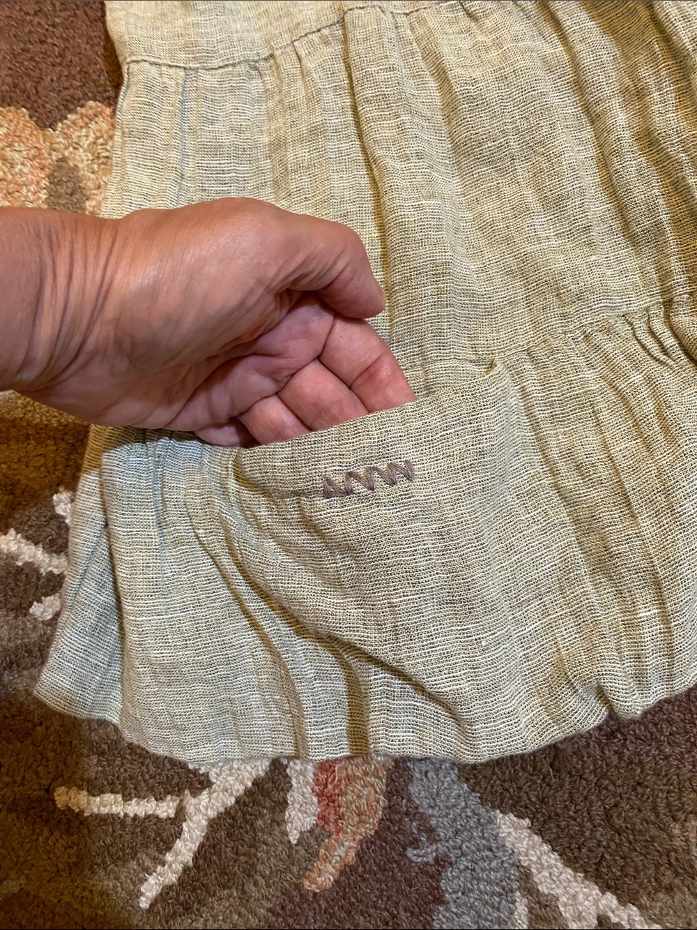 Animale Linen Waterfall Vest - Picture 8 of 12